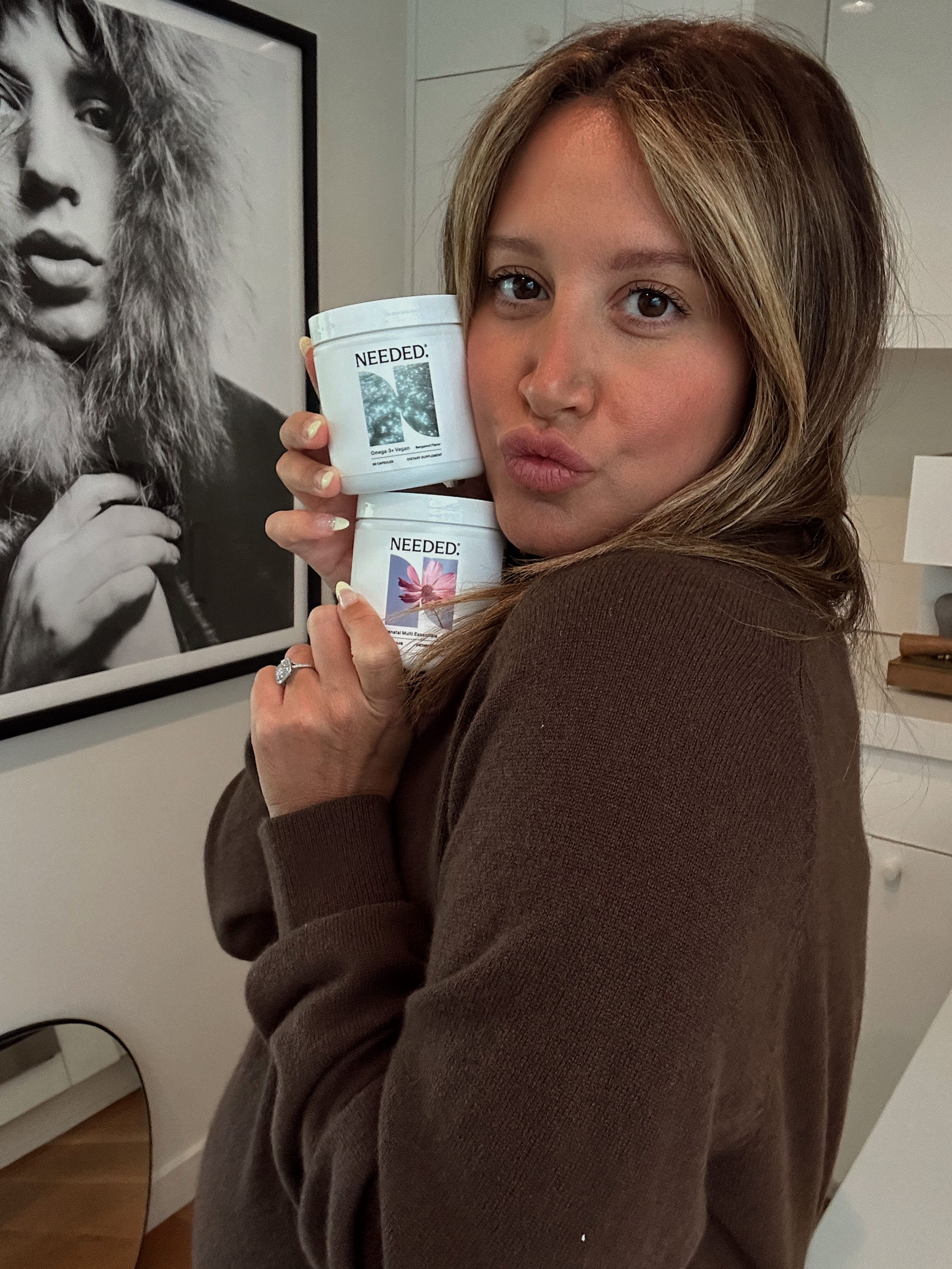 Ashley with Needed prenatal vitamins